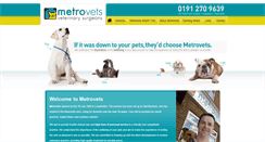 Desktop Screenshot of metrovets.co.uk